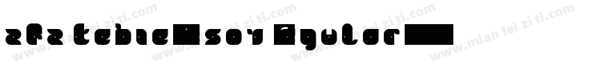 zfz tebieGBcs01 Regular字体转换